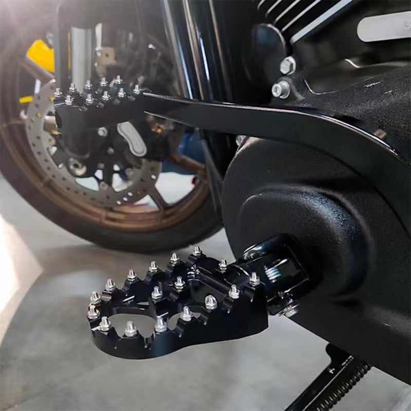 ONETEN Motorcycle Gear Shifter Peg MX Chopper Bobber Style 360Roating Anti-Skid Shift Lever Pegs for Harley Dyna Sportster Touring Softail Street - Image 3